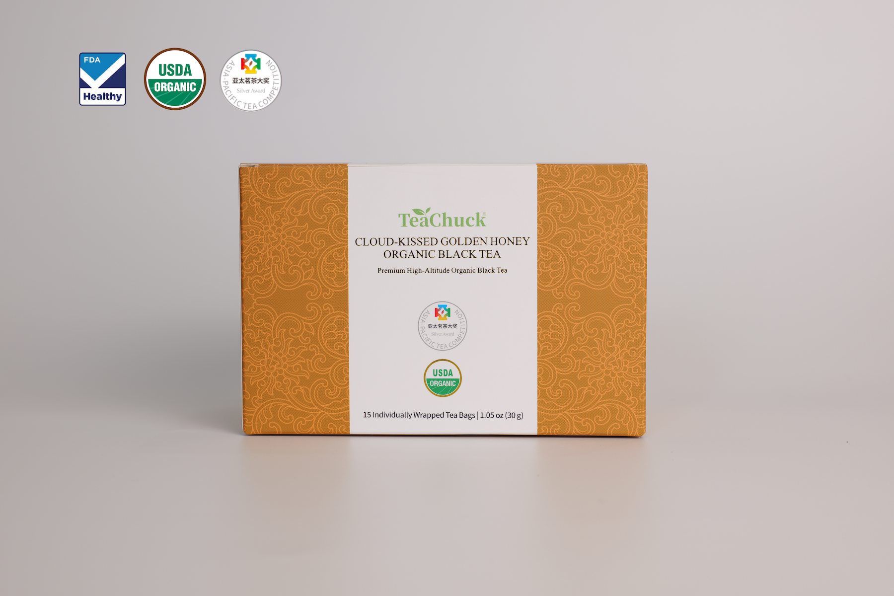 Cloud-Kissed Golden Honey Organic Black Tea
